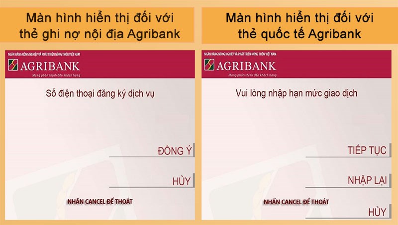 Đăng ký thanh toán trực tuyến agribank