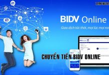 Huong dan chuyen tien bidv online
