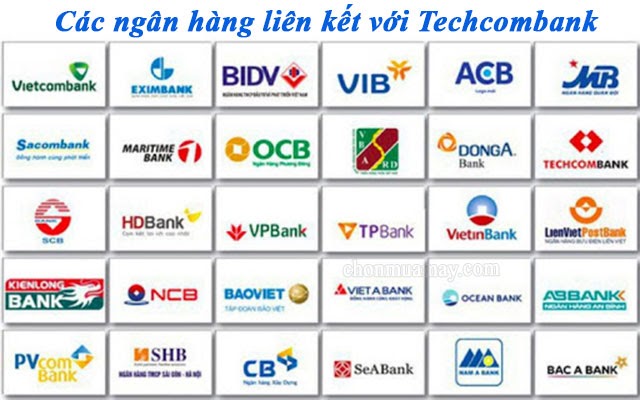 Techcombank liên kết với ngân hàng nào